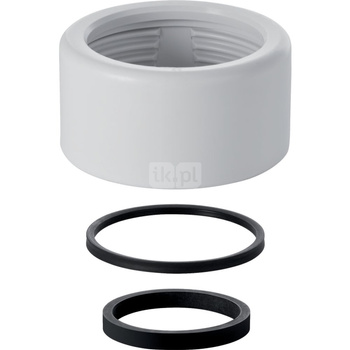 Zestaw nakrętek Geberit: d=40mm, Biały-alpin