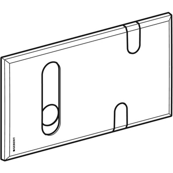 Płytka przykrywająca do podtynkowej skrzynki funkcyjnej i syfonu podtynkowego