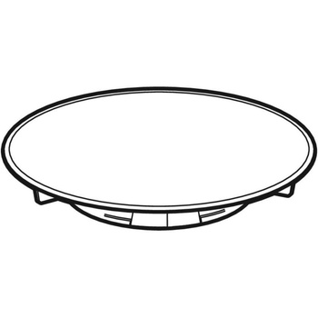 Pokrywa odpływu Geberit d90, do syfonu brodzikowego, wysokość zasyfonowania 30 / 50 mm, chrom błyszczący