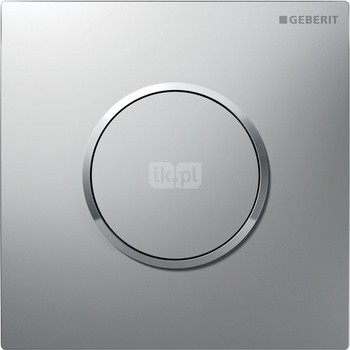 Pneumatyczny zawór spłukujący Geberit do pisuaru, ręczny, Typ 10, chrom mat, easy-to-clean