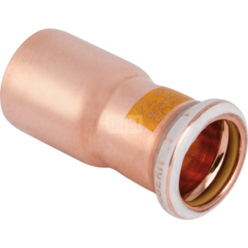 Przedłużka redukcja do gazu GEBERIT Mapress Kupfer Gas, miedź x Miedź, 28mm x 15mm (MZ x Końcówka wciskowa)