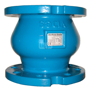 Zawór zwrotny kołnierzowy, zamknięcie grzybkowe wspomagane sprężyną, typ 462, Pnom 1,6 MPa, DN 200