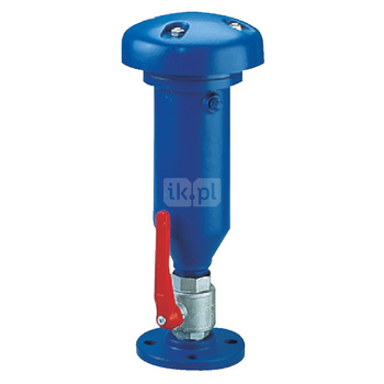 Zawór odpowietrzająco-napowietrzający do wody czystej, typ VE320, Pnom 2,5 MPa, DN 100