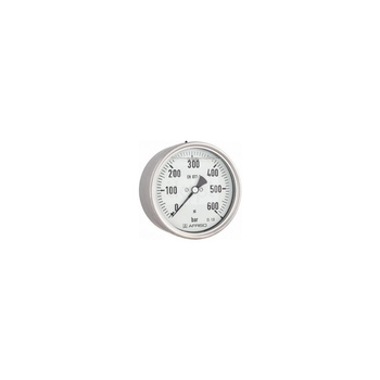 Manometr z rurką Bourdona AFRISO RF glicerynowy -1/0,6 bar G1/4B radialne fi 50 mm, kl. 1.6%