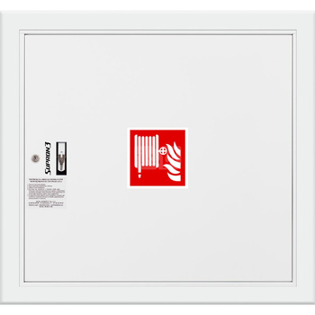 Hydrant DN 25 FIT wnękowy, wąż 20 m, zamek patent, RAL 9003