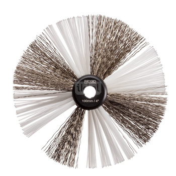 Szczotka FlexShaft K9-204 nylonowo-stalowa 4" (105 mm) do przewodu 5/16" (8 mm)