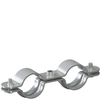 Obejma mocująca podwójna NICZUK UDZ 26-28 mm 3/4BK (ocynk galwaniczny)