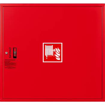 Hydrant DN 33 zawieszany, wąż 20 m, ocynk fasada, zamek patent, RAL 3000