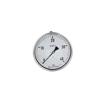 Manometr z rurką Bourdona AFRISO RF glicerynowy 0/40 bar G1/2B ekscentryczne fi 160 mm, kl. 1,0%