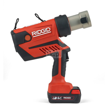 Zaciskarka RIDGID RP 350-B (akumulator litowo-jonowy) 12–108mm 18V + walizka + ładowarka + dodatkowy akumulator + szczęki V15-18-22