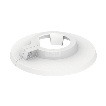 Rozeta FLAMCO MEIBES do rury 14 mm, wysokość: 12 mm, tworzywo sztuczne, kolor: biały (9010)