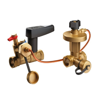 Zawór równoważący COMAP Zestaw Nexus Passim + Fluctus (20-40kPa) mosiądz DN 40