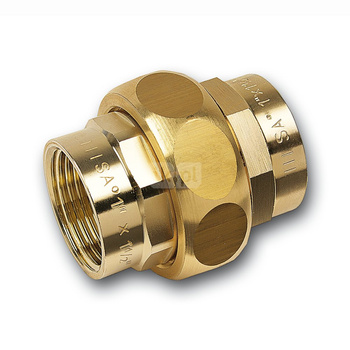 Śrubunek SANHA PURAFIT ze stożkiem trzyczęściowy, miedź, 2'' (GW)