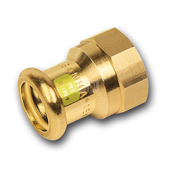 Mufa SANHA Press Gas, miedź, 42 mm x 1 1/2'' (zw x GW)