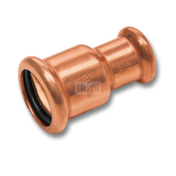 Mufa SANHA Press redukcja, miedź, 42 mm x 28 mm (zw x zw)