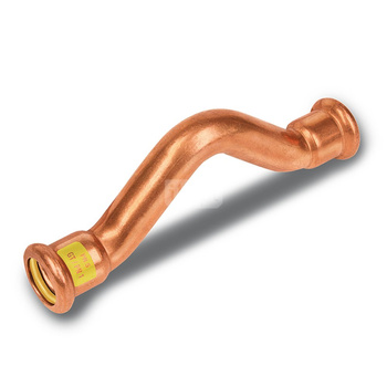 Obejście SANHA Press Gas, miedź, 18 mm (zw x zw)