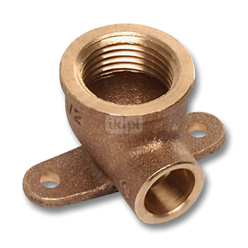 Kolano 90' SANHA 4472G, miedź, 12 mm x 1/2'' (lut wewnętrzny x GW)