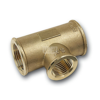 Trójnik SANHA PURAFIT brąz 1'' x 3/4'' x 1'' GW