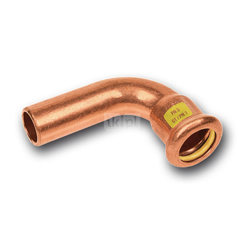 Łuk 90' SANHA Press Gas, miedź, 16 mm (zw x zz)