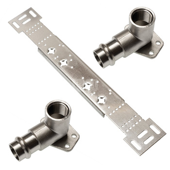 Uchwyt montażowy ścienny SANHA NiroSan ZWxZWxZW 1/2'' x 1/2'' x1/2''