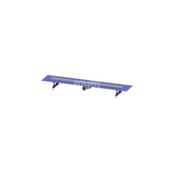 Odpływ liniowy prysznicowy Linearis Compact, L=1050, odpływ boczny DN50 z matą fabrycznie zamont. + Sitko + Multistop