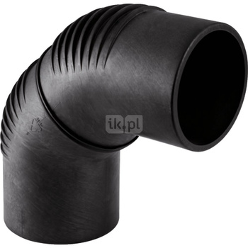 Kolano 88.5' GEBERIT Silent-db20, PE / polietylen, 160 mm, DN 150 x 160 mm x DN 150 (króciec)