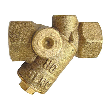 Filtr wody wodociągowej HERZ z drobnymi oczkami mosiądz GW DN65