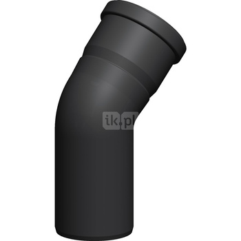 Kolano Concept By JEREMIAS 87' (pp) ZZ x ZW 80 x 80 mm spalinowe, kolor czarny