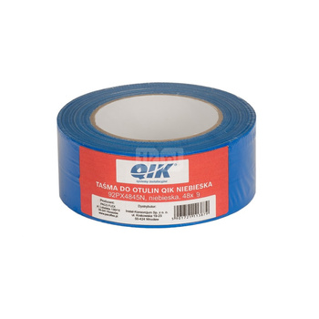 Taśma do otulin QIK niebieska PREMIUM, rolka 48mm x 9 mb