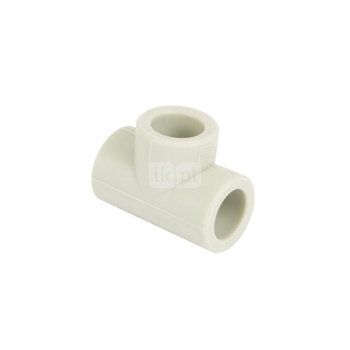 Trójnik Concept By SIGMA-LI PP 25 mm x 3/4'' x 25 mm (połączenie zgrzewane x GW x połączenie zgrzewane), kolor biały