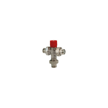 TERMOSTATYCZNY ZAWÓR MIESZAJĄCY Z FILTREM, Z. ZWROTNYM KV 1,8 NASTAWA 38-60 °C GZ 3/4"