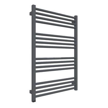 Grzejnik elektryczny TERMA FIONA ONE 600 x 900 mm, kolor szterling, moc 300 W, podłączenie E8