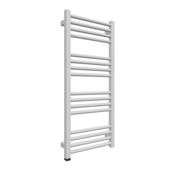 Grzejnik elektryczny TERMA FIONA ONE 400 x 900 mm, kolor chrom, moc 200 W, podłączenie E8, kabel spiralny z wtyczką 2,5m srebrzysty