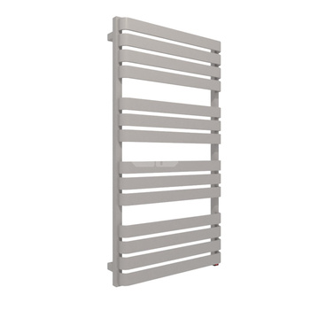 Grzejnik elektryczny TERMA WARP 600 x 1110 mm, kolor metaliczny beż, moc 600 W, podłączenie E1, kabel spiralny z wtyczką