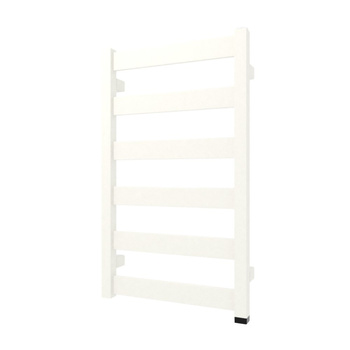 Grzejnik elektryczny TERMA VIVO One 400 x 670 mm, kolor biały drogowy RAL9016, moc 200 W, podłączenie E8, kabel prosty z wtyczką biały