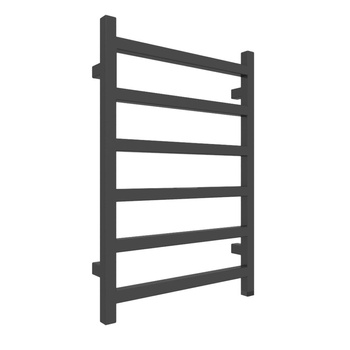 Grzejnik elektryczny TERMA SIMPLE ONE 500 x 720 mm, kolor czarny sygnałowy RAL9004, moc 300 W, podłączenie E8, kabel spiralny z wtyczką 2,5m czarny