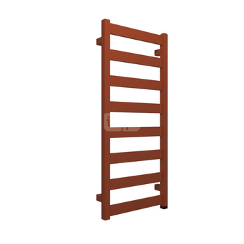 Grzejnik elektryczny TERMA VIVO One 400 x 910 mm, kolor pomarańczowy ceglasty RAL2001, moc 300 W, podłączenie E8, kabel prosty bez wtyczki 1,5m srebrzysty