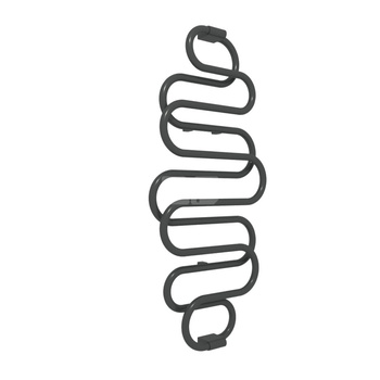 Grzejnik el. TERMA PERŁA E 1360/500 \ Soft 9005, podł. EX, kabel spiralny z wtyczką [2,5m czarny]