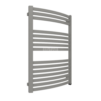 Grzejnik elektryczny TERMA DEXTER ONE 600 x 860 mm, kolor grafit, moc 600 W, podłączenie E8, kabel prosty bez wtyczki 1,5m srebrzysty