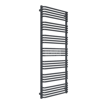 Grzejnik elektryczny TERMA ALEX ONE 600 x 1580 mm, kolor metaliczny szary, moc 1000 W, podłączenie E8, kabel prosty bez wtyczki czarny