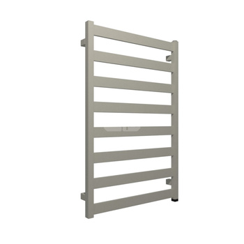 Grzejnik elektryczny TERMA VIVO One 600 x 910 mm, kolor biało-szary RAL9002, moc 400 W, podłączenie E8, kabel prosty bez wtyczki biały