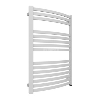 Grzejnik elektryczny TERMA DEXTER ONE 600 x 860 mm, kolor srebrny mat, moc 600 W, podłączenie E1, kabel spiralny z wtyczką 2,5m srebrzysty