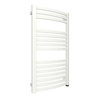 Grzejnik elektryczny TERMA DEXTER ONE 500 x 860 mm, kolor biała ściana, moc 400 W, podłączenie E8, kabel spiralny z wtyczką 2,5m biały