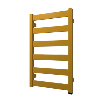 Grzejnik elektryczny TERMA VIVO One 400 x 670 mm, kolor piaskowo-szary soft RAL1023, moc 200 W, podłączenie E1, kabel spiralny z wtyczką 2,5m srebrzysty