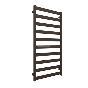 Grzejnik elektryczny TERMA VIVO One 600 x 1150 mm, kolor szlachetny brąz, moc 600 W, podłączenie E1, kabel spiralny z wtyczką srebrzysty