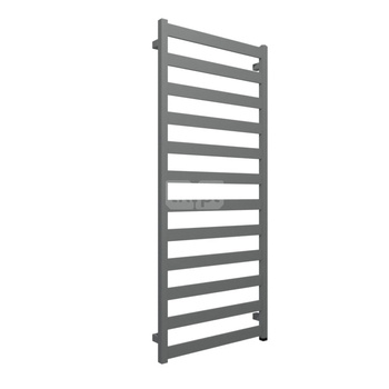 Grzejnik elektryczny TERMA VIVO One 600 x 1390 mm, kolor szary okienny RAL7040, moc 600 W, podłączenie E8, kabel spiralny z wtyczką 1,5m srebrzysty