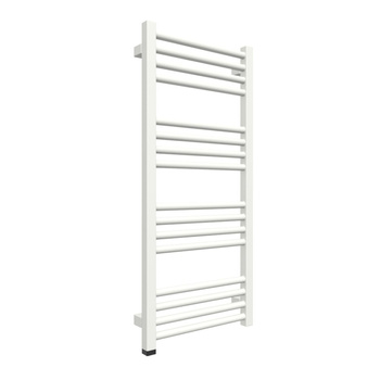 Grzejnik elektryczny TERMA FIONA ONE 400 x 900 mm, kolor biały drogowy RAL9016, moc 300 W, podłączenie E8, kabel spiralny z wtyczką 1,5m