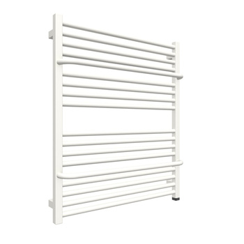 Grzejnik elektryczny TERMA LIMA ONE 700 x 820 mm, kolor biały drogowy RAL9016, moc 600 W, podłączenie E8, kabel spiralny z wtyczką 2,5m biały