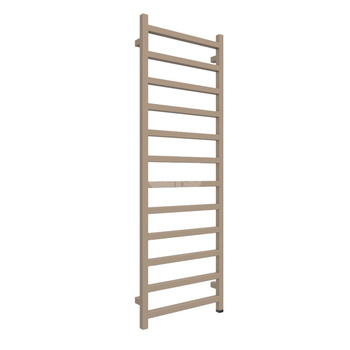 Grzejnik elektryczny TERMA SIMPLE ONE 500 x 1440 mm, kolor kwarc, moc 600 W, podłączenie E8, kabel spiralny z wtyczką 2,5m srebrzysty