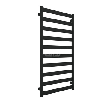 Grzejnik elektryczny TERMA VIVO One 600 x 1150 mm, kolor czarny jak kruk RAL9005, moc 600 W, podłączenie E1, kabel prosty bez wtyczki 1,5m